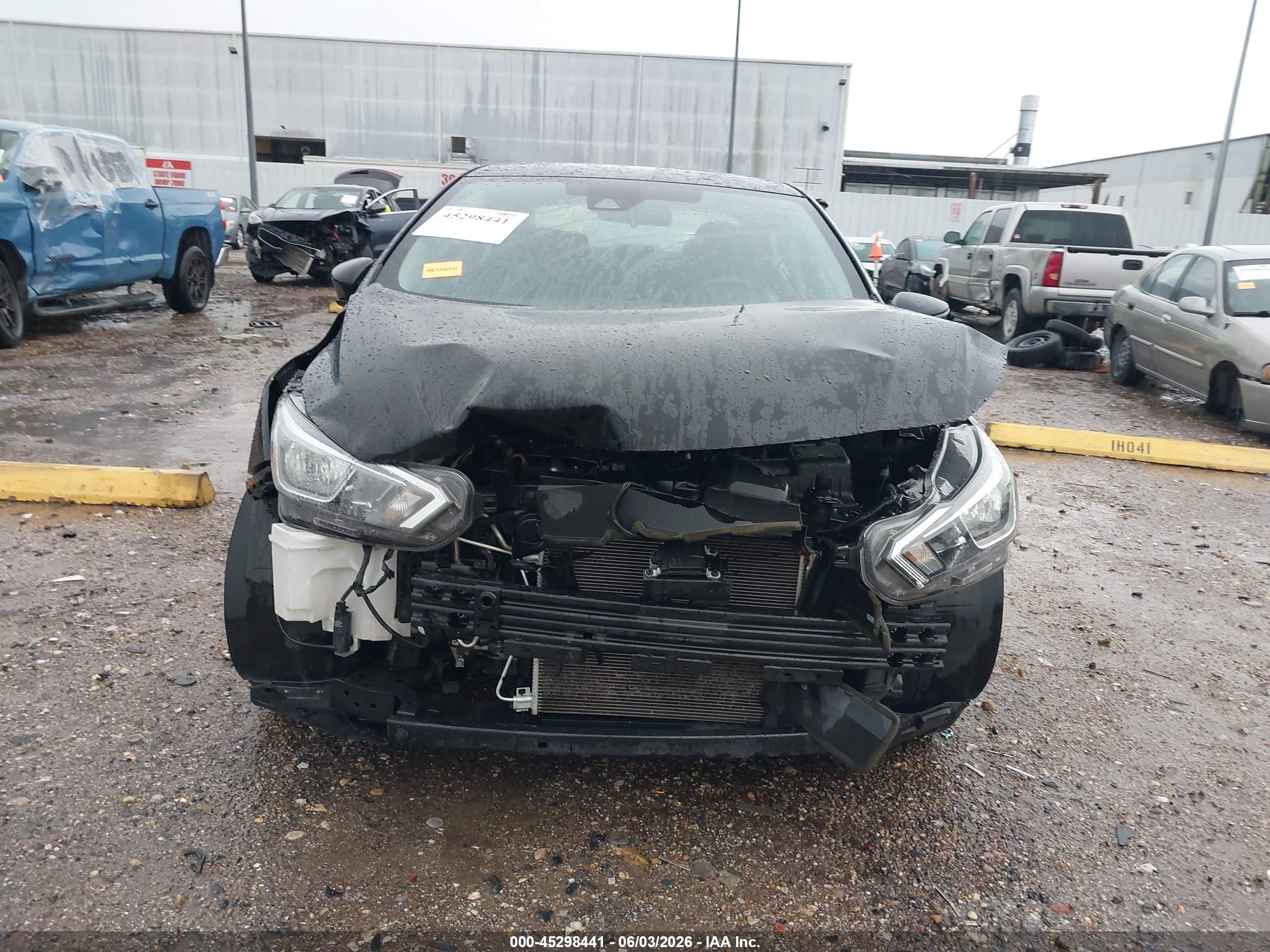 2021 Nissan Versa Sv Xtronic Cvt Black vin: 3N1CN8EV2ML893785