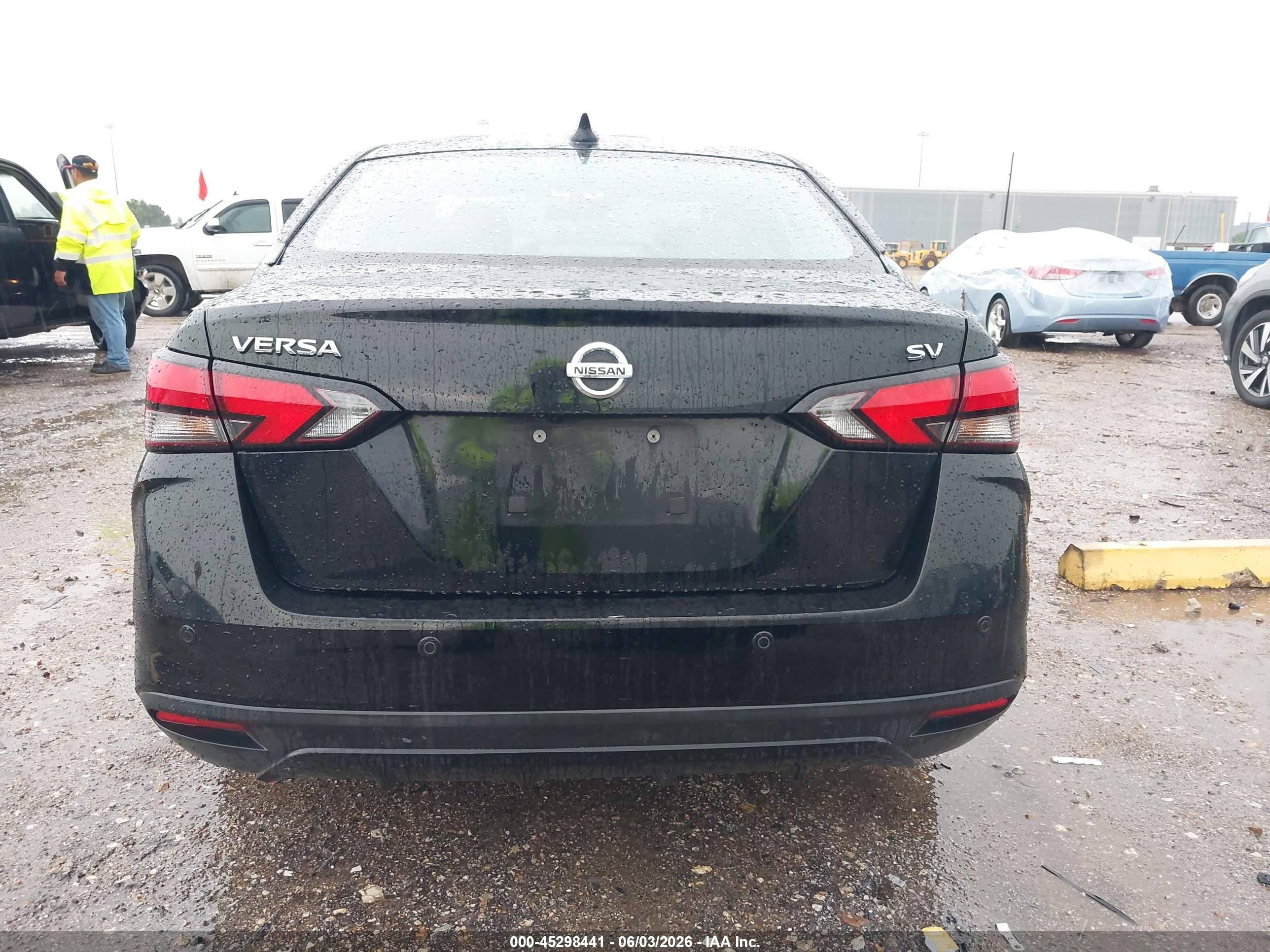 2021 Nissan Versa Sv Xtronic Cvt Black vin: 3N1CN8EV2ML893785