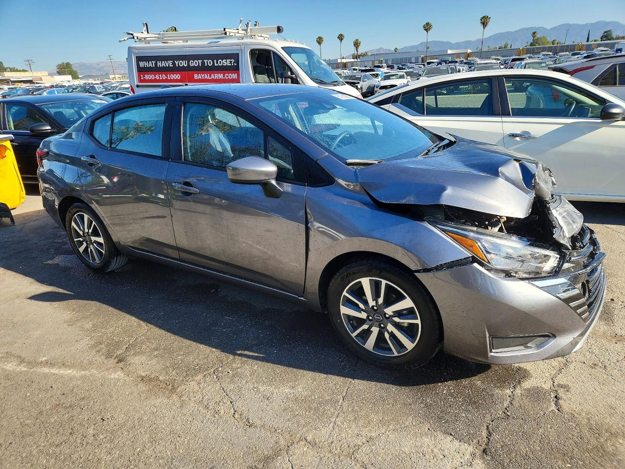 2025 Nissan Versa Sv Gray vin: 3N1CN8EV2SL826567
