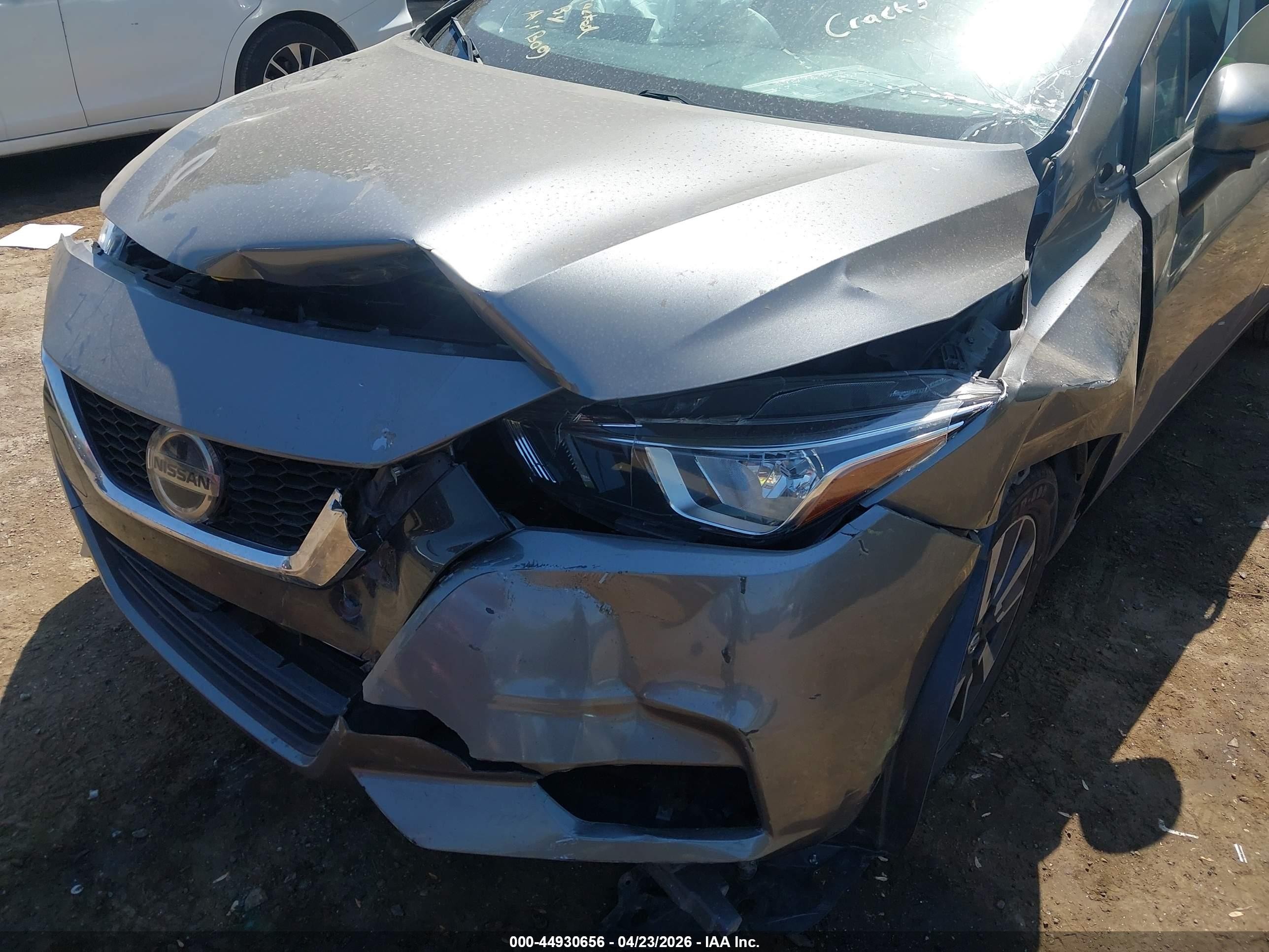 2021 Nissan Versa Sv Xtronic Cvt Серый vin: 3N1CN8EV3ML872461