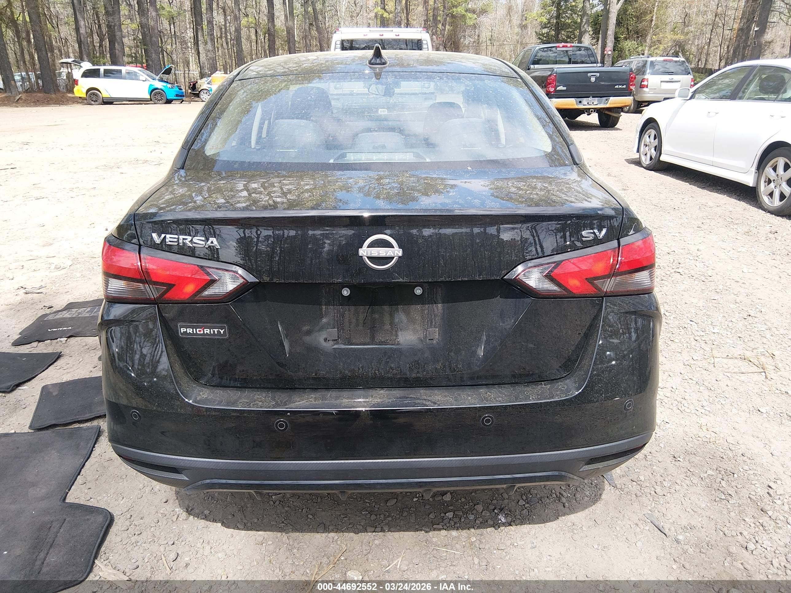 2023 Nissan Versa 1.6 Sv Xtronic Cvt Черный vin: 3N1CN8EV3PL850626