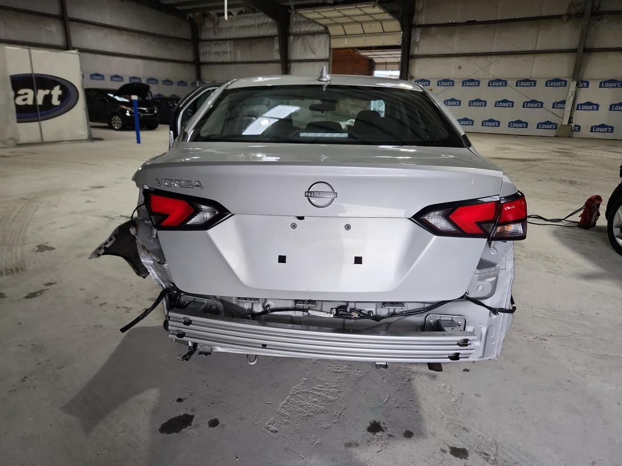 2025 Nissan Versa Sv Silver vin: 3N1CN8EV3SL832233 Damage: Rear Bumper Reinforcement, Broken, Replacement Required
