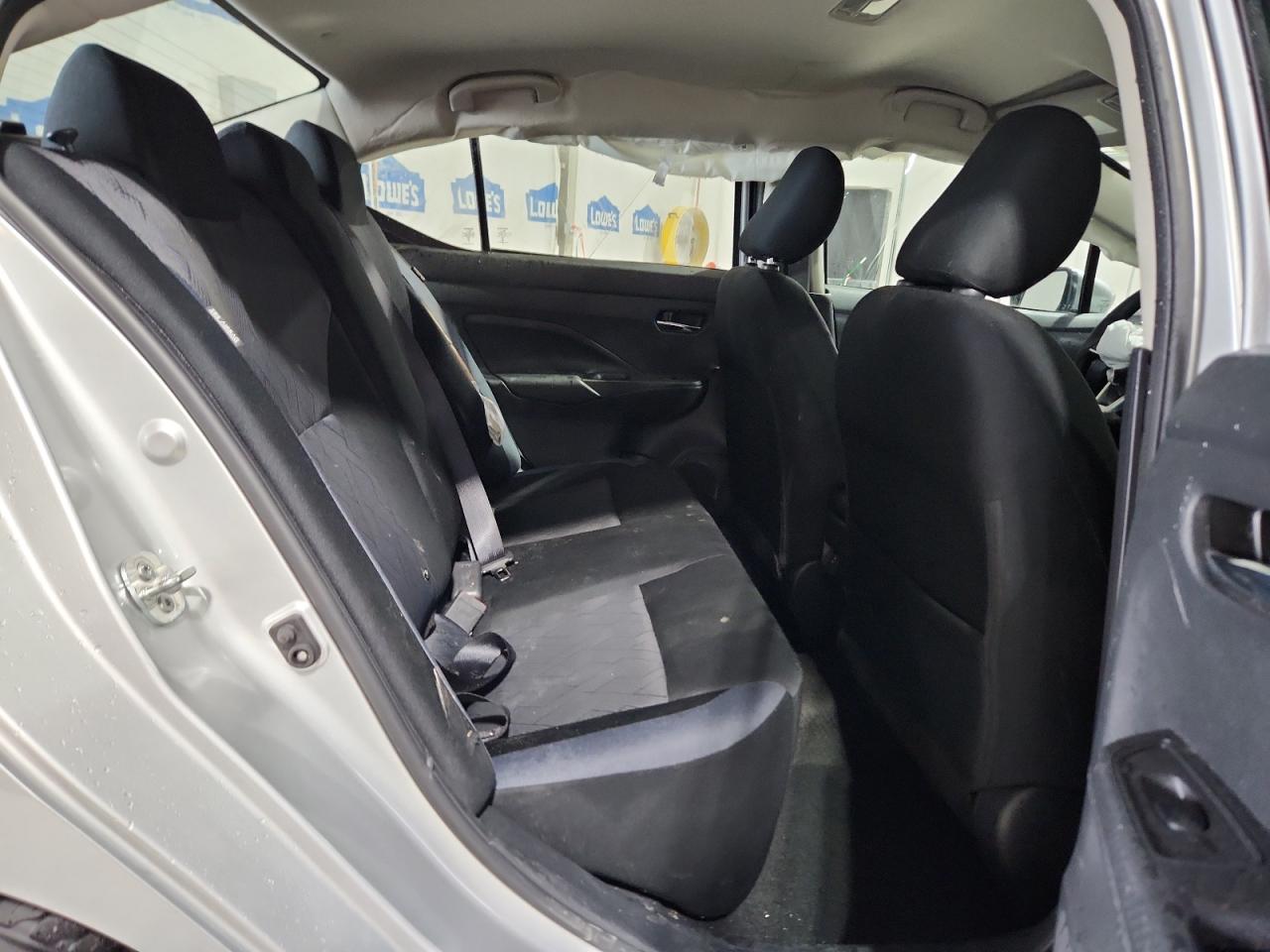 2025 Nissan Versa Sv Silver vin: 3N1CN8EV3SL832233 Damage: Lr Seat Air Bag, Deployed, Replacement Required
