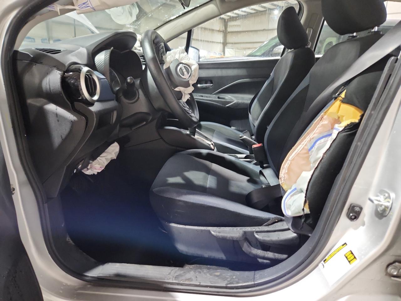 2025 Nissan Versa Sv Silver vin: 3N1CN8EV3SL832233 Damage: Airbag - Front Left, Deployed, Replacement Required