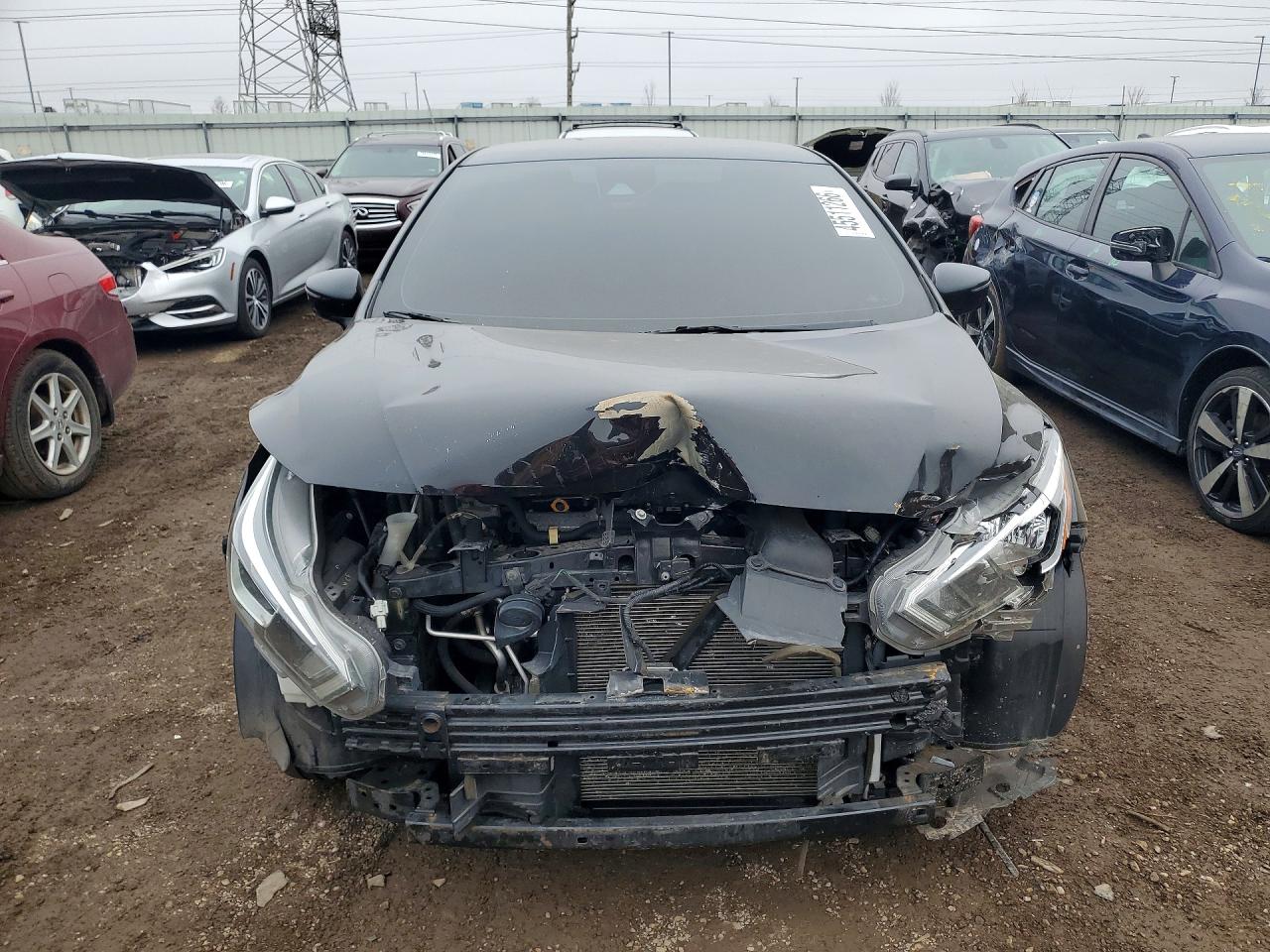 2021 Nissan Versa Sv Black vin: 3N1CN8EV4ML814696