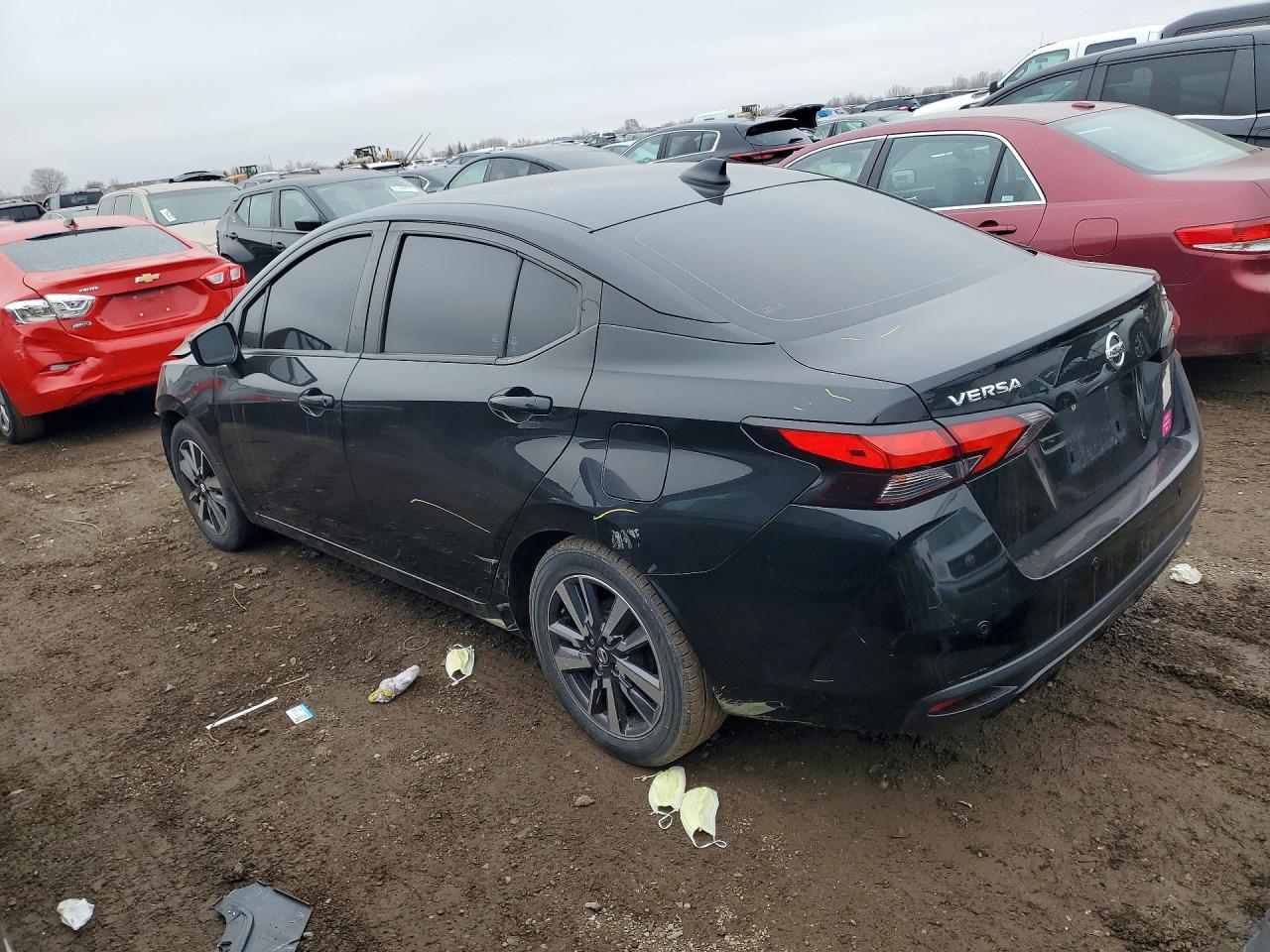 2021 Nissan Versa Sv Black vin: 3N1CN8EV4ML814696