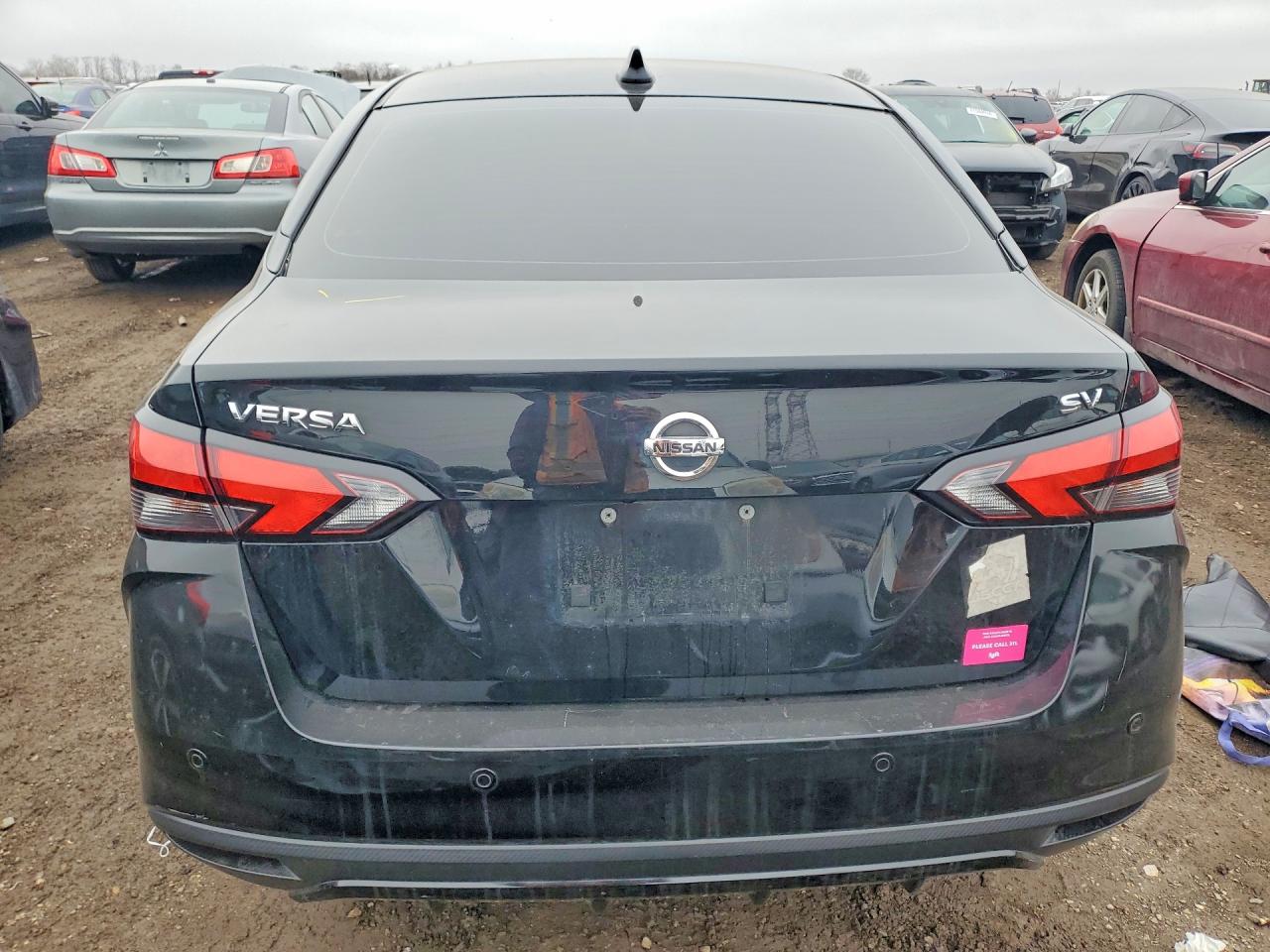 2021 Nissan Versa Sv Black vin: 3N1CN8EV4ML814696