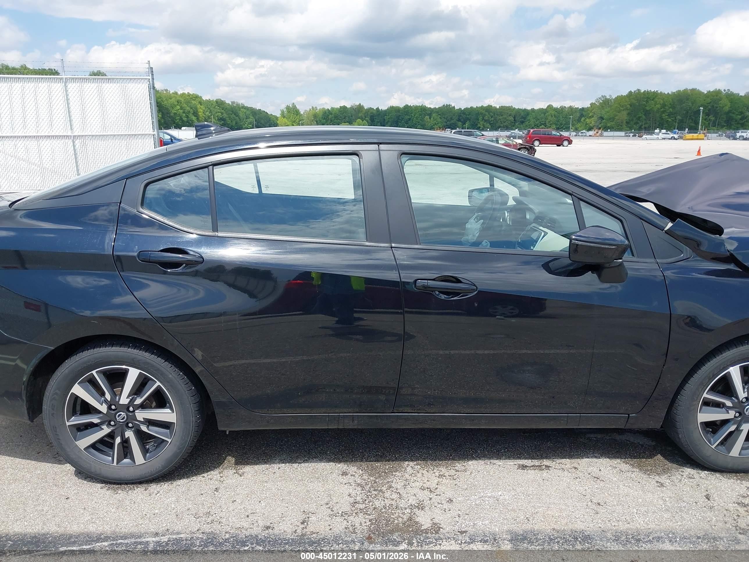 2021 Nissan Versa Sv Xtronic Cvt Black vin: 3N1CN8EV4ML841218