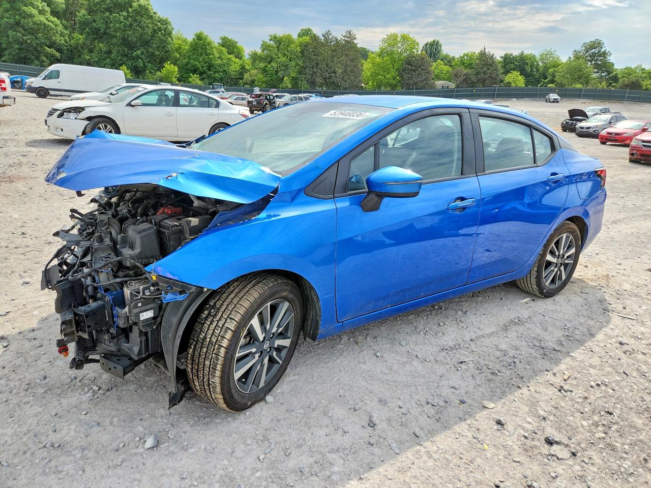 2021 Nissan Versa Sv Blue vin: 3N1CN8EV4ML892539