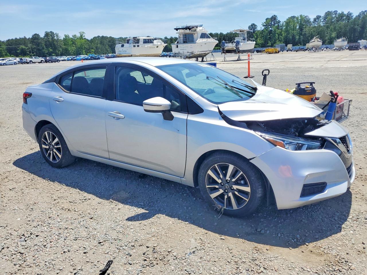 2021 Nissan Versa Sv Gray vin: 3N1CN8EV5ML867276