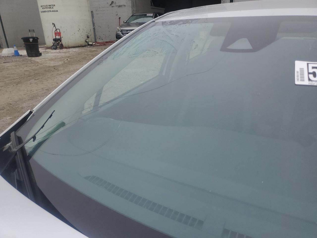 2025 Nissan Versa Sv Gray vin: 3N1CN8EV5SL847106 Damage: Windshield, Cracked, > 12 Inches