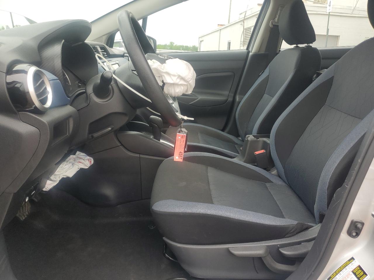 2025 Nissan Versa Sv Gray vin: 3N1CN8EV5SL847106 Damage: Airbag - Front Left, Deployed, Replacement Required