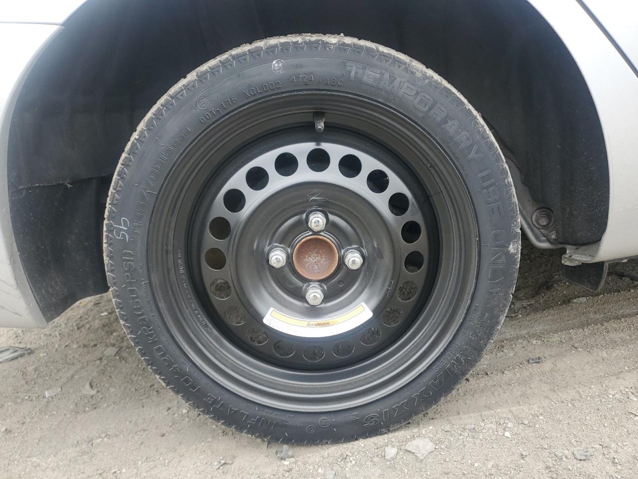 2025 Nissan Versa Sv Gray vin: 3N1CN8EV5SL847106 Damage: Right Rear Wheel, Mismatched, Replacement Required