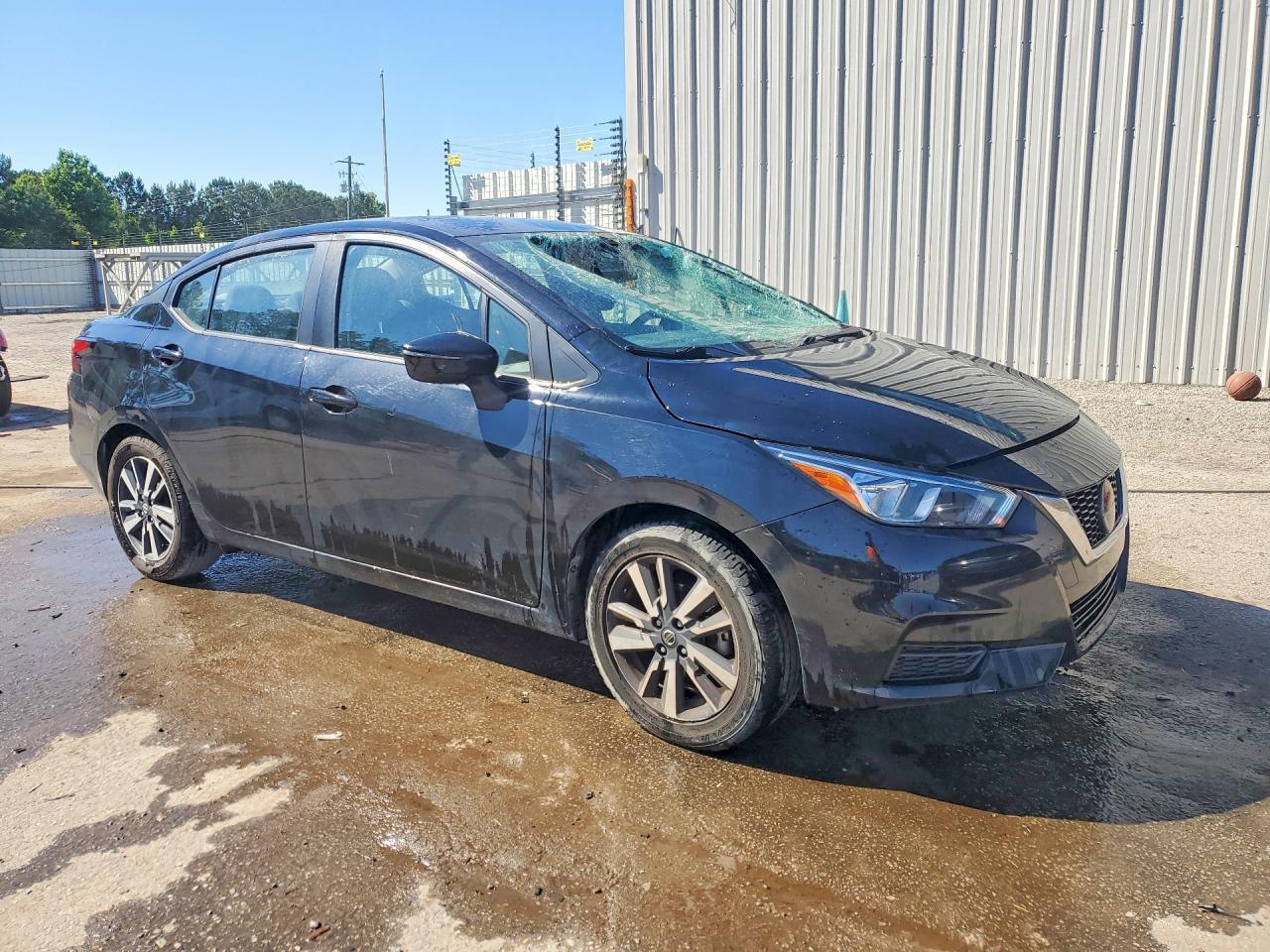 2021 Nissan Versa Sv Black vin: 3N1CN8EV6ML832343