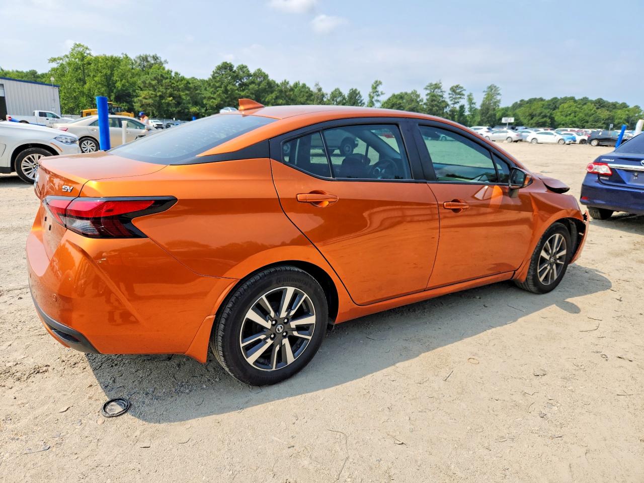 2021 Nissan Versa Sv Orange vin: 3N1CN8EV6ML838062