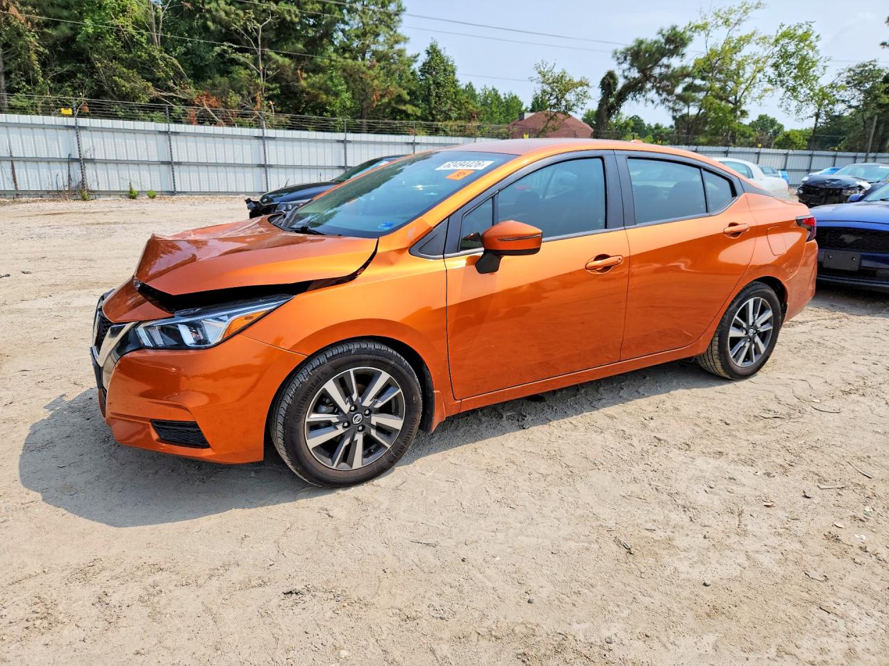 2021 Nissan Versa Sv Orange vin: 3N1CN8EV6ML838062