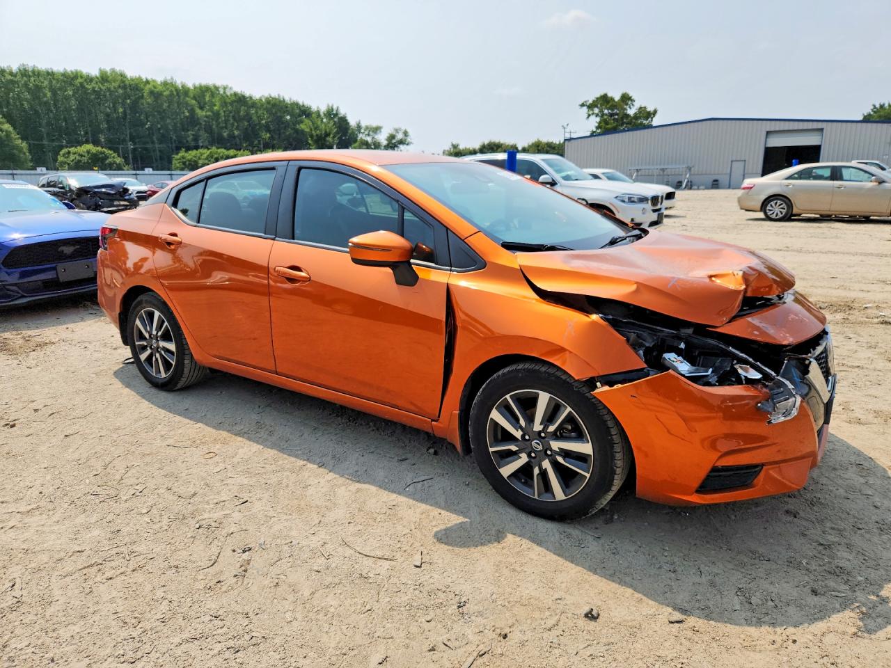 2021 Nissan Versa Sv Orange vin: 3N1CN8EV6ML838062