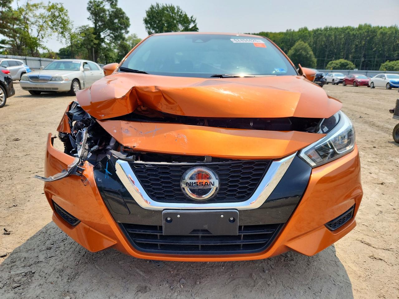 2021 Nissan Versa Sv Orange vin: 3N1CN8EV6ML838062