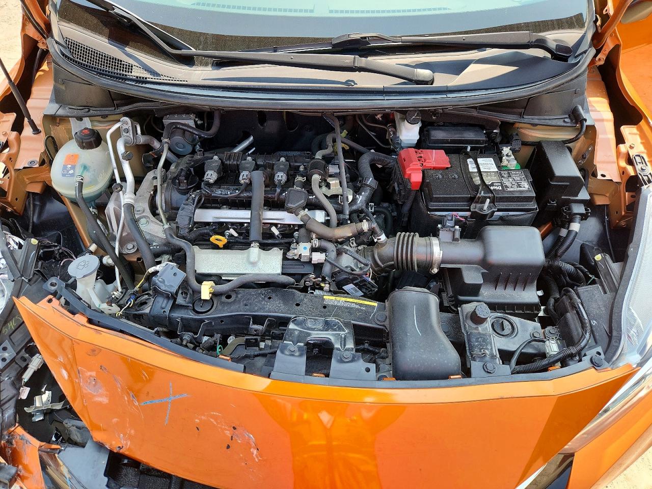 2021 Nissan Versa Sv Orange vin: 3N1CN8EV6ML838062
