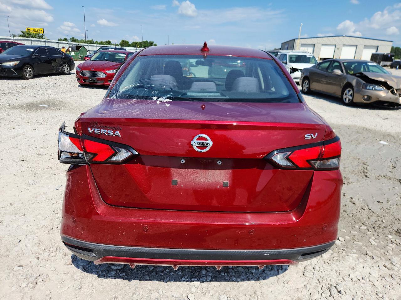 2021 Nissan Versa Sv Red vin: 3N1CN8EV6ML858554