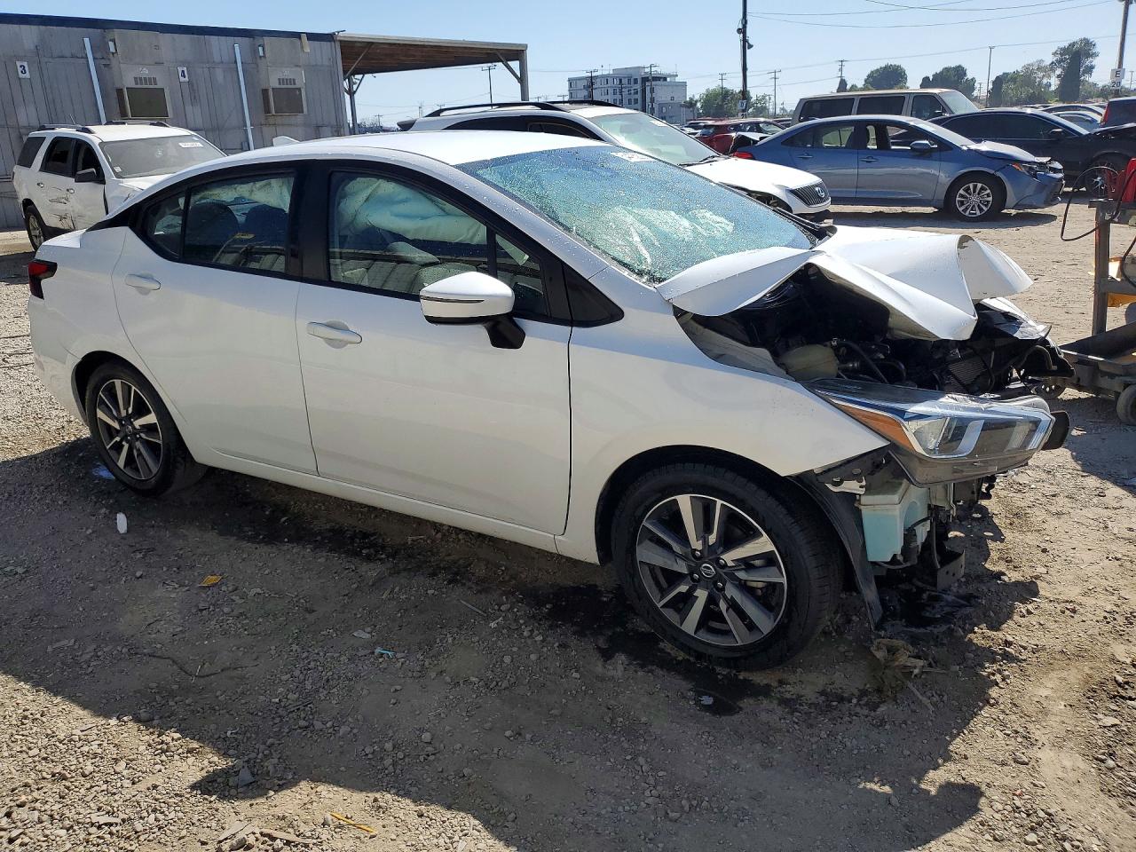 2021 Nissan Versa Sv White vin: 3N1CN8EV6ML867545