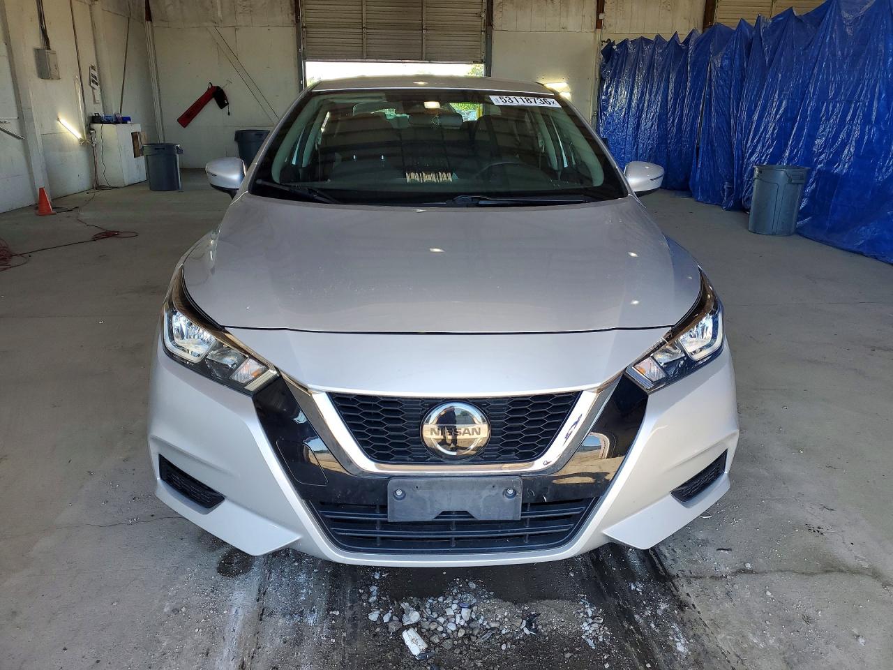 2021 Nissan Versa Sv Silver vin: 3N1CN8EV6ML883728