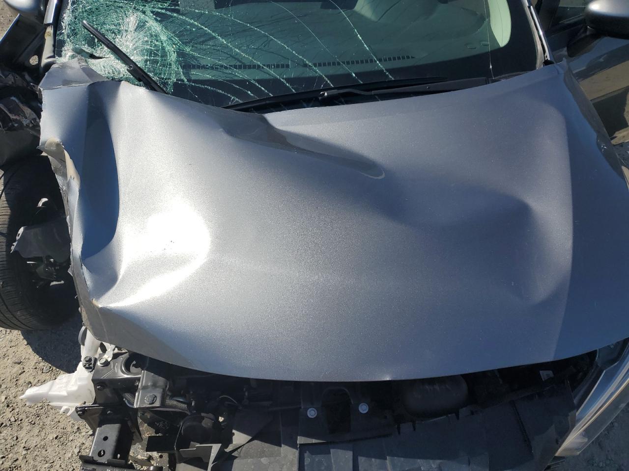 2025 Nissan Versa Sv Gray vin: 3N1CN8EV6SL842299 Damage: Windshield, Broken, Replacement Required