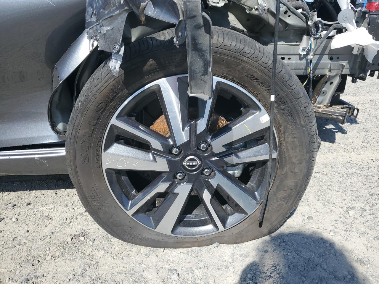 2025 Nissan Versa Sv Gray vin: 3N1CN8EV6SL842299 Damage: Right Front Tire, Flat, Repair Required