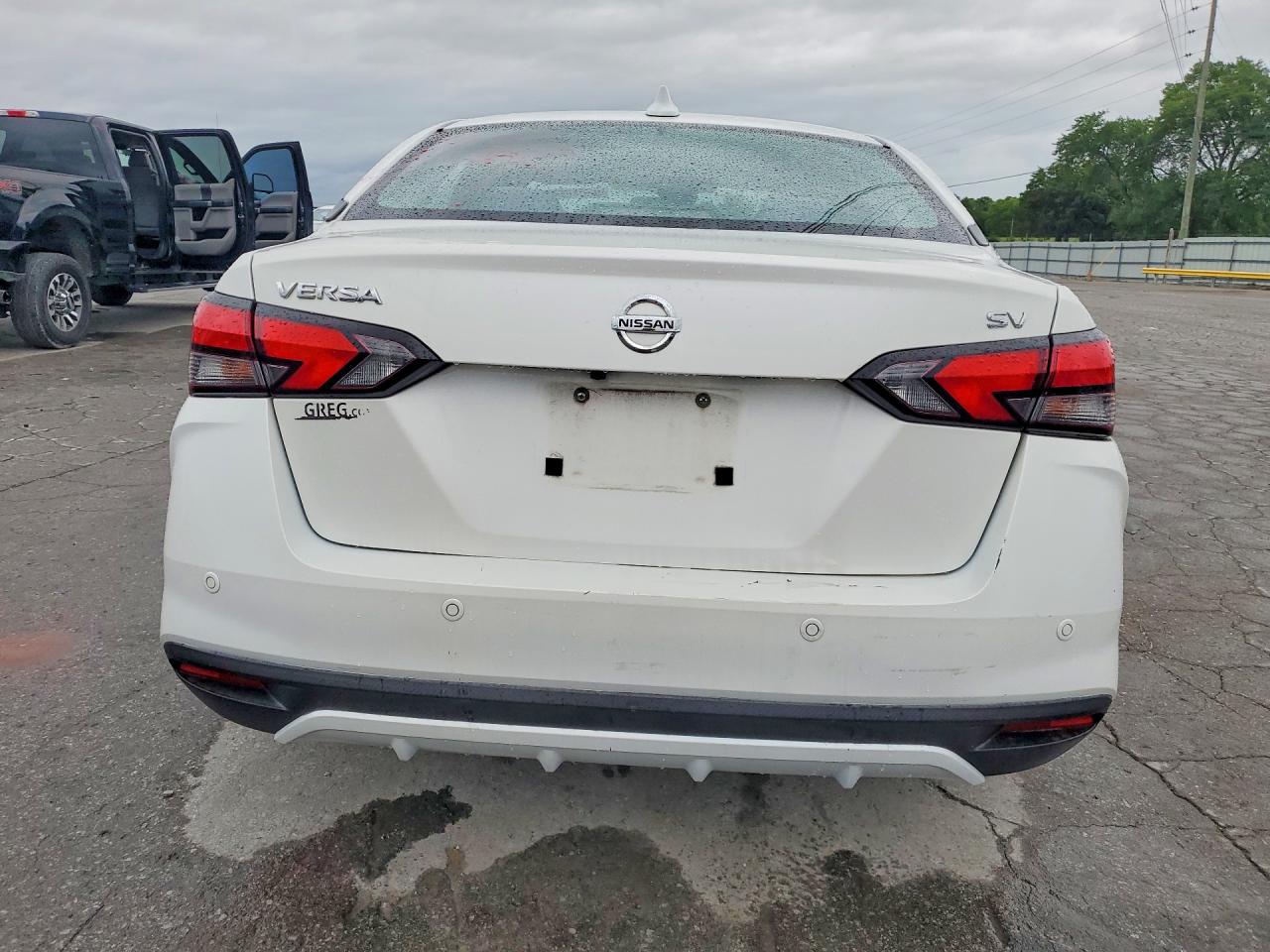 2020 Nissan Versa Sv White vin: 3N1CN8EV7LL801830
