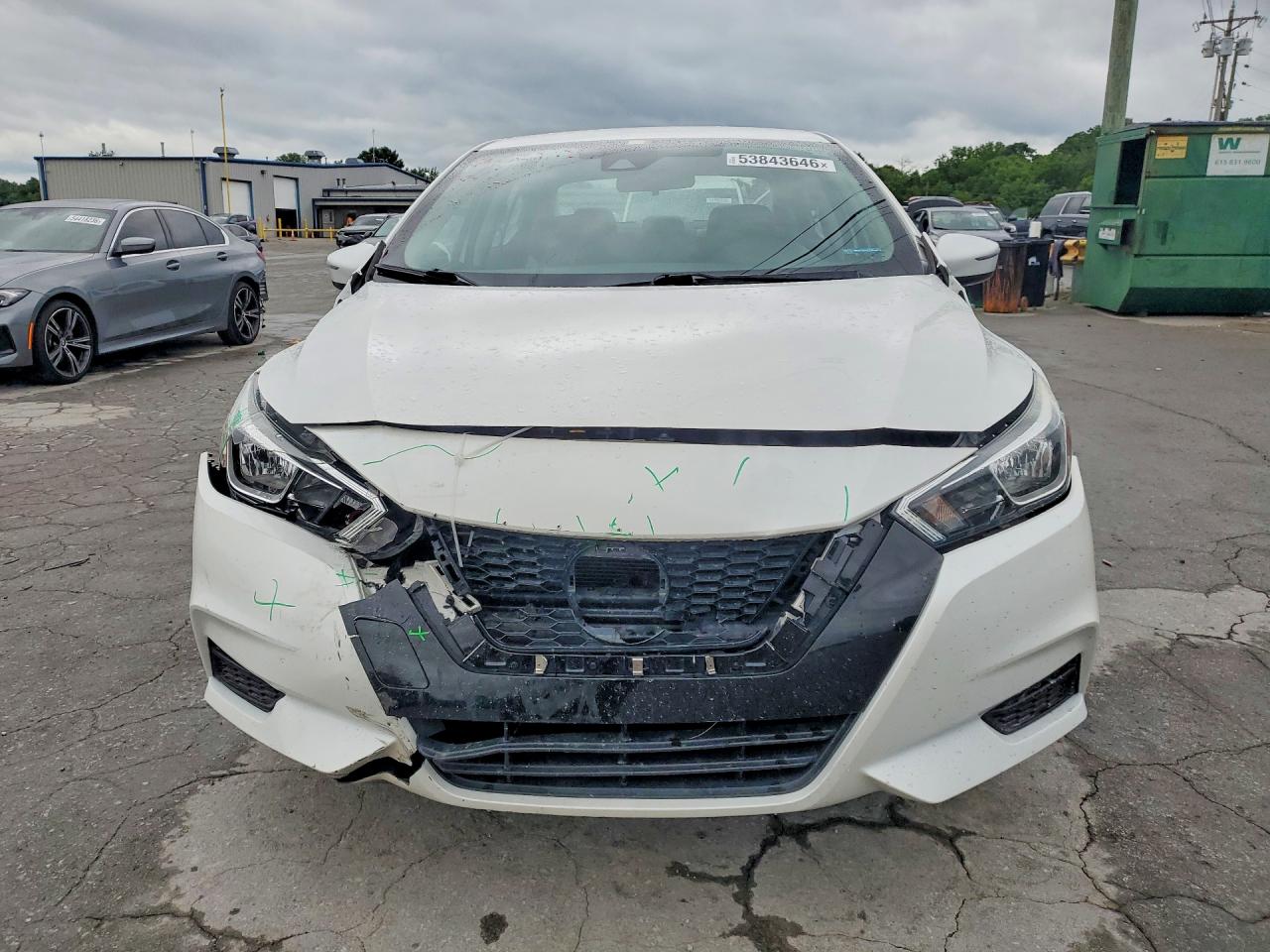 2020 Nissan Versa Sv White vin: 3N1CN8EV7LL801830