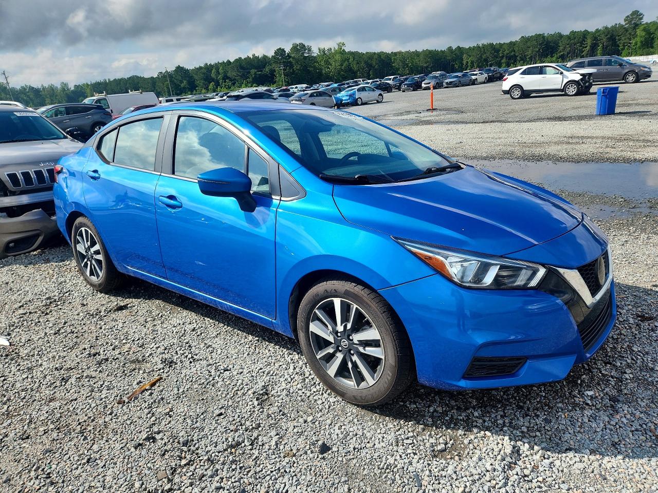 2021 Nissan Versa Sv Blue vin: 3N1CN8EV7ML820072