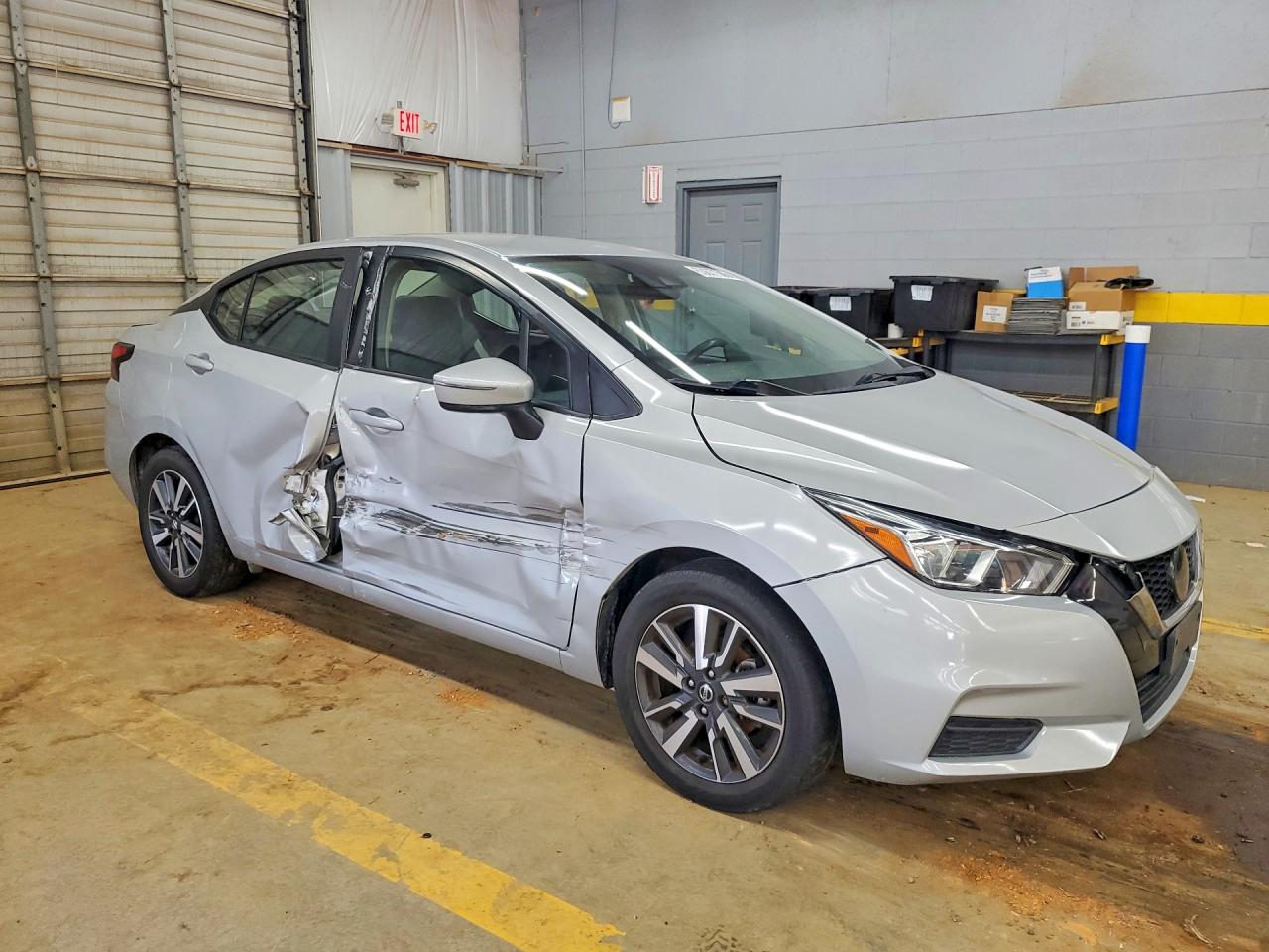 2021 Nissan Versa Sv Silver vin: 3N1CN8EV7ML884015
