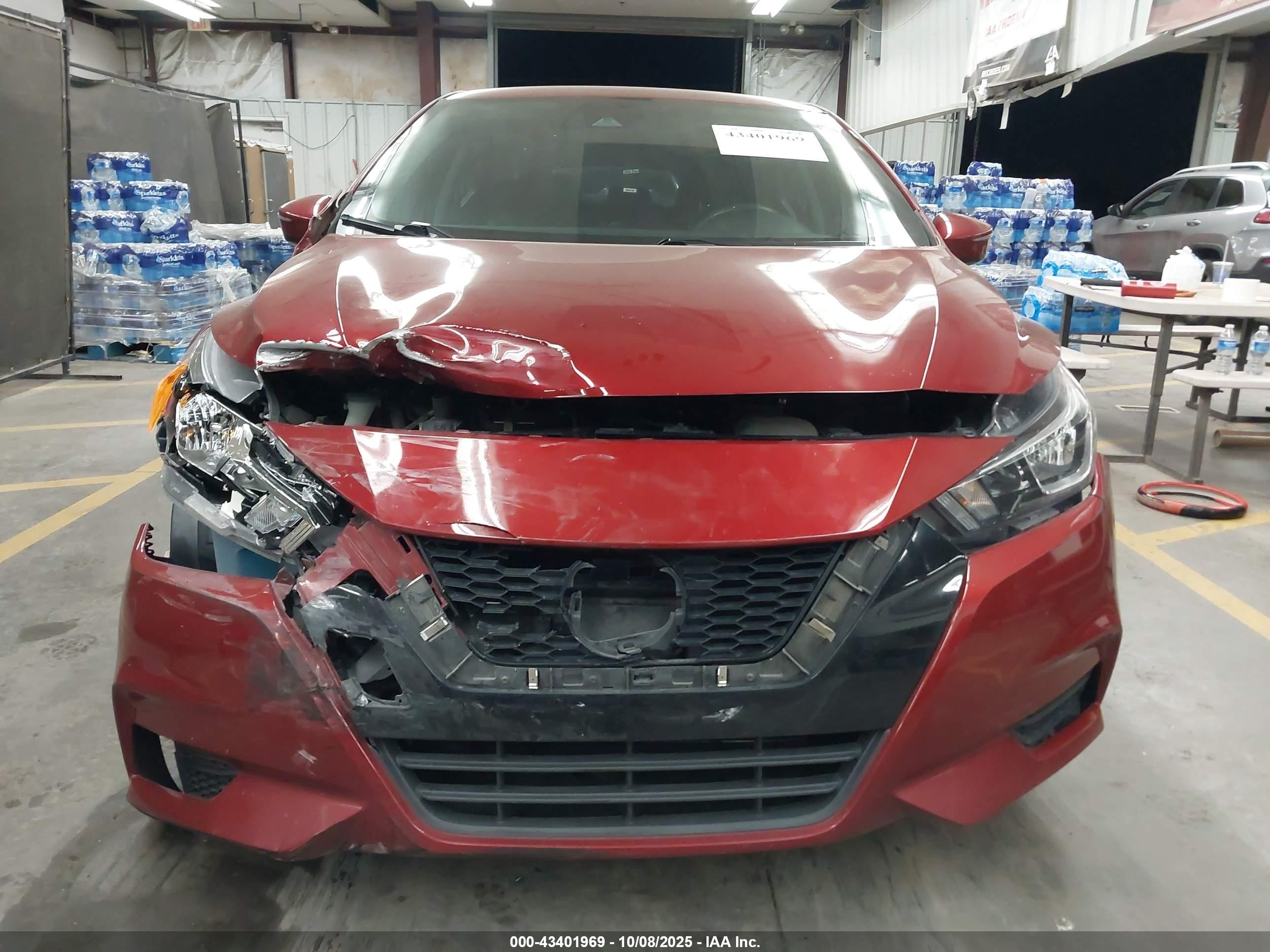 2021 Nissan Versa Sv Xtronic Cvt Красный vin: 3N1CN8EV7ML922178