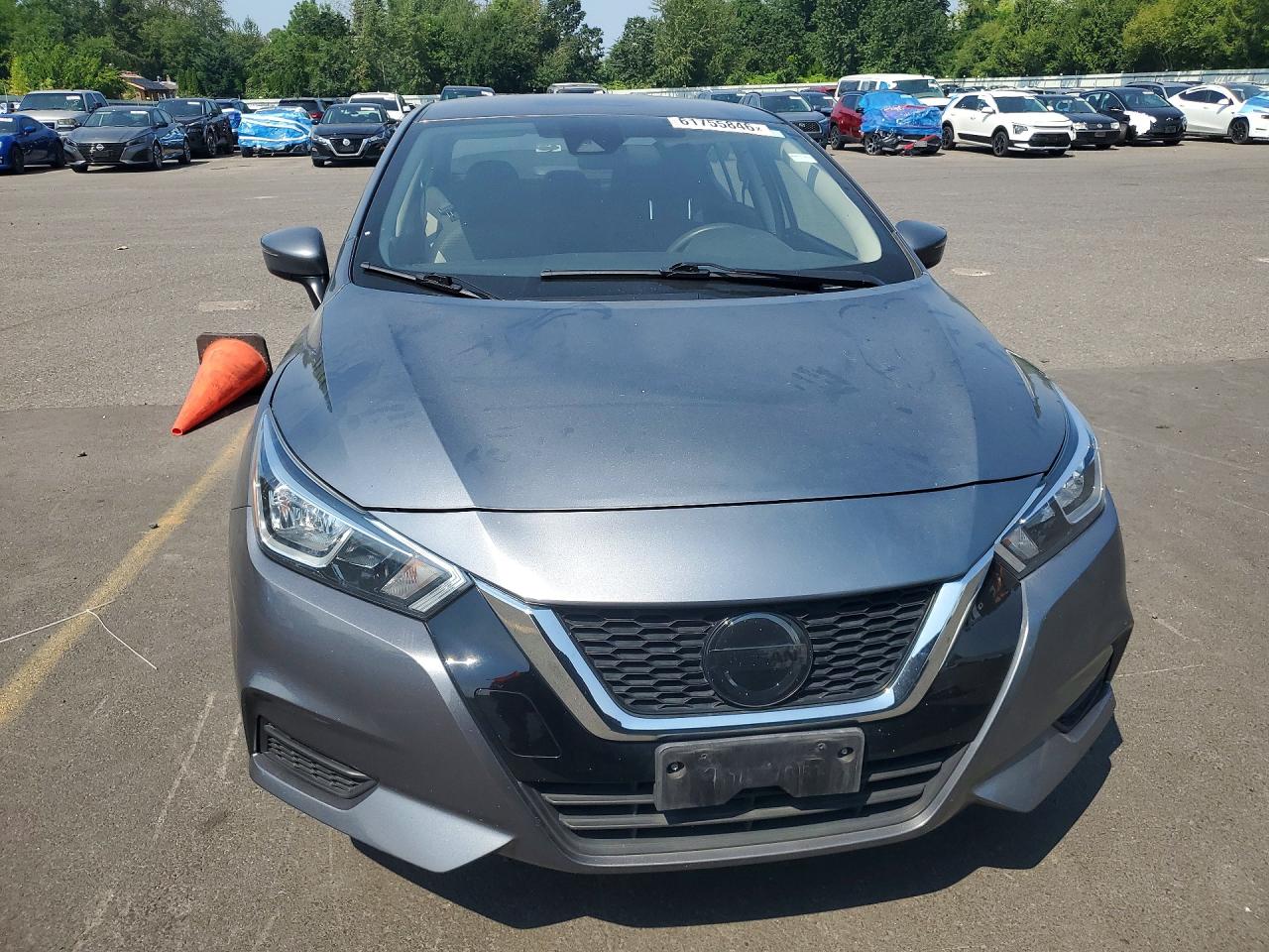 2021 Nissan Versa Sv Gray vin: 3N1CN8EV8ML876926