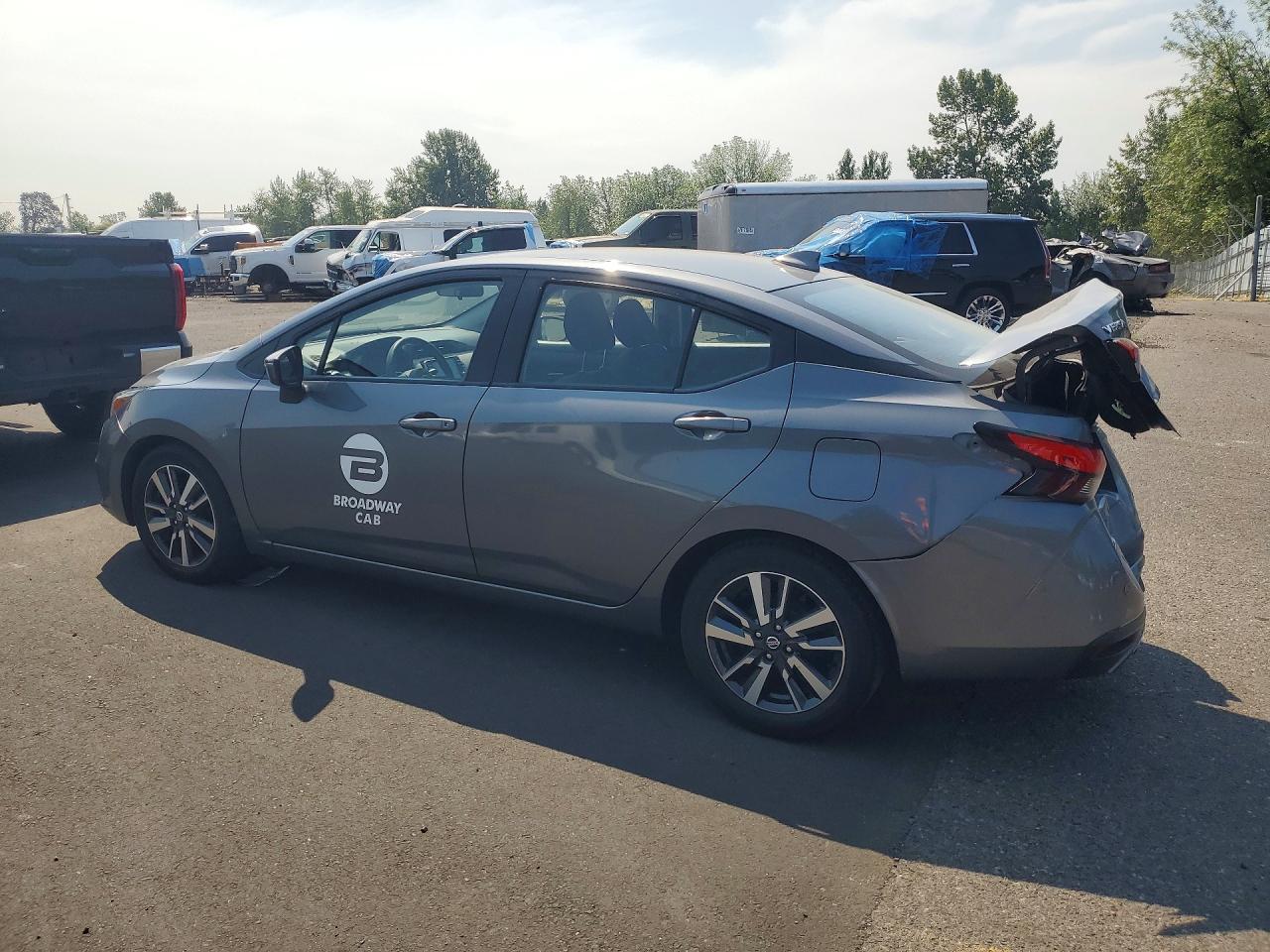 2021 Nissan Versa Sv Gray vin: 3N1CN8EV8ML876926