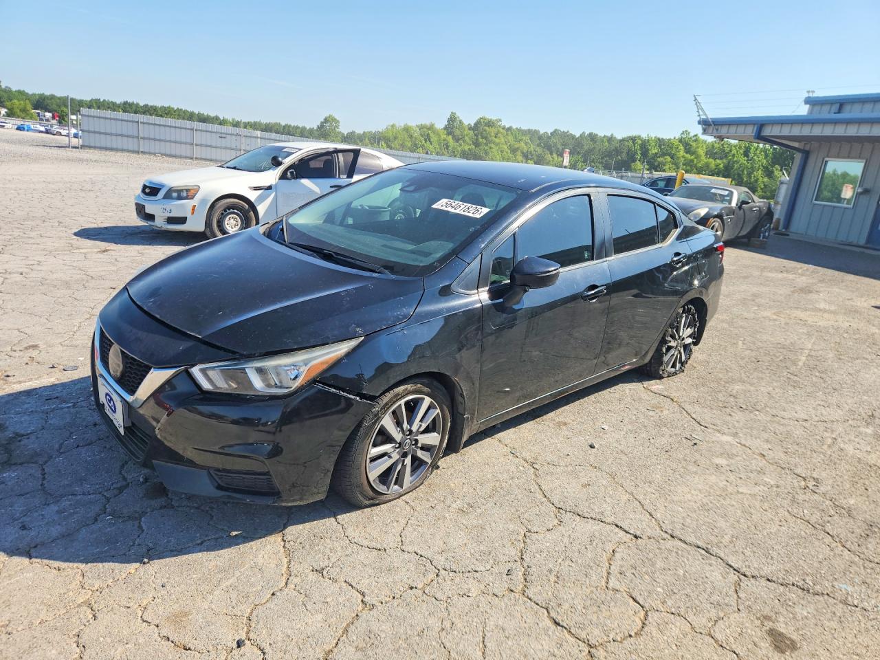 2020 Nissan Versa Sv Черный vin: 3N1CN8EV9LL847899