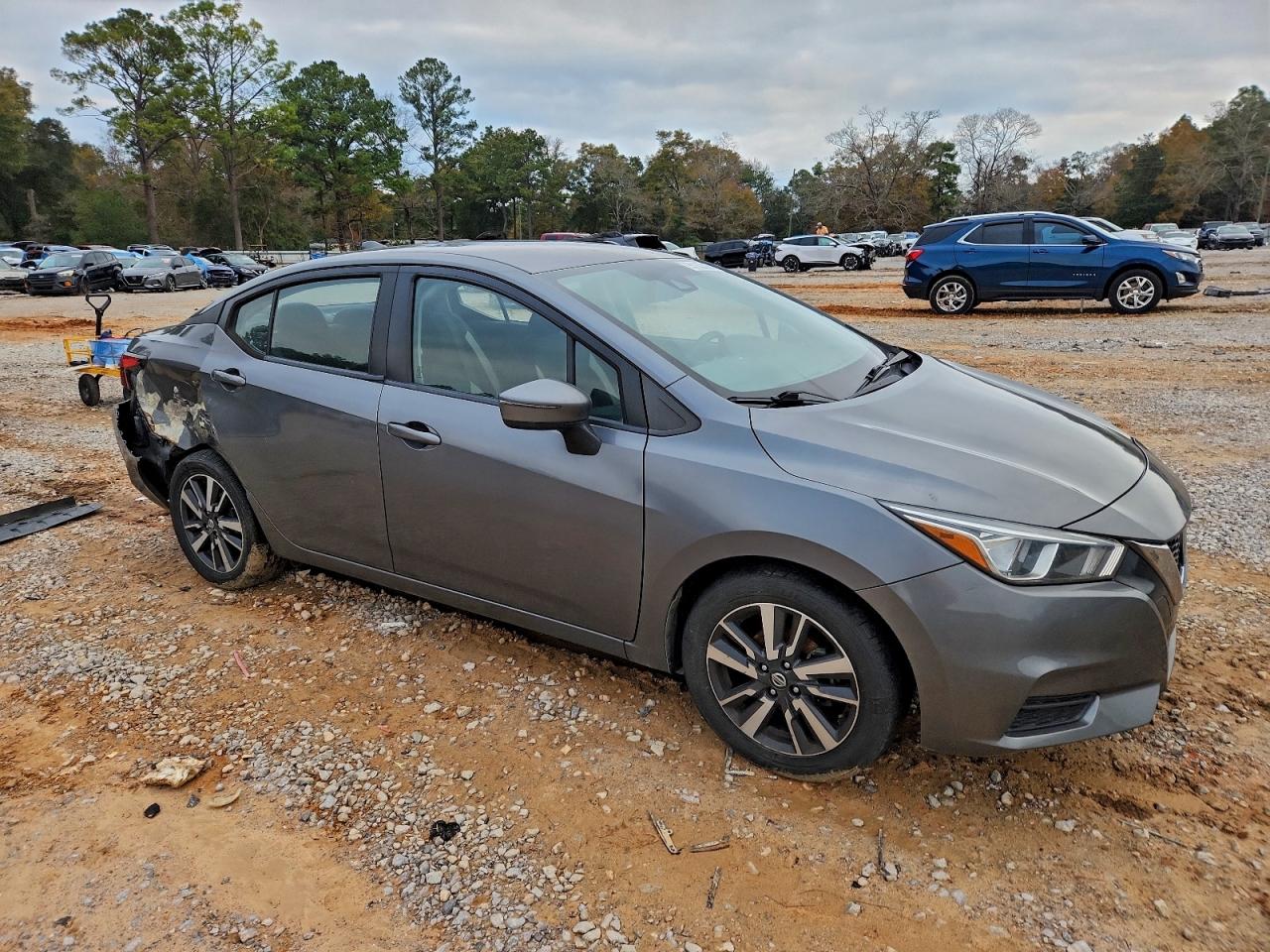 2020 Nissan Versa Sv Серый vin: 3N1CN8EV9LL872513