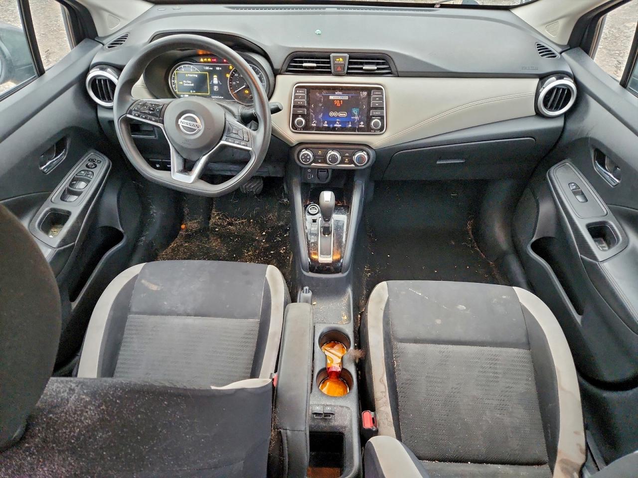 2020 Nissan Versa Sv Серый vin: 3N1CN8EV9LL872513