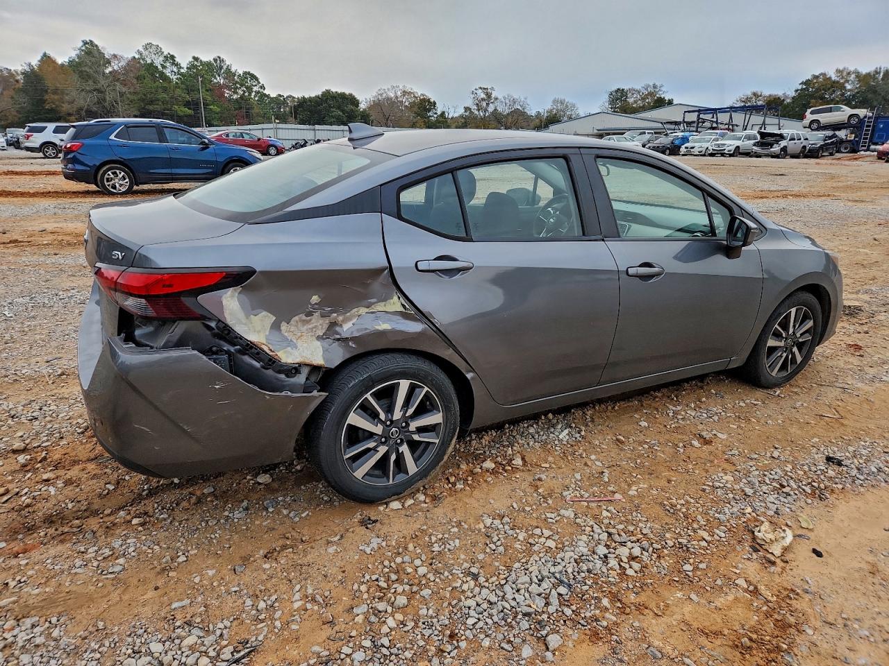 2020 Nissan Versa Sv Серый vin: 3N1CN8EV9LL872513