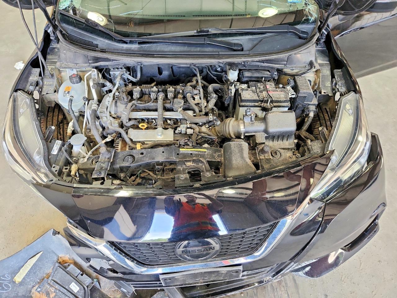 2021 Nissan Versa Sv Черный vin: 3N1CN8EV9ML866017
