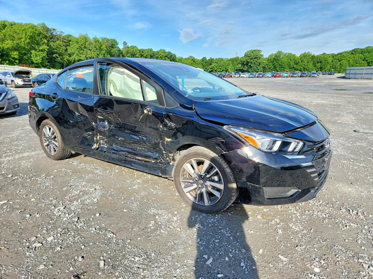 2023 Nissan Versa Sv Черный vin: 3N1CN8EV9PL859525