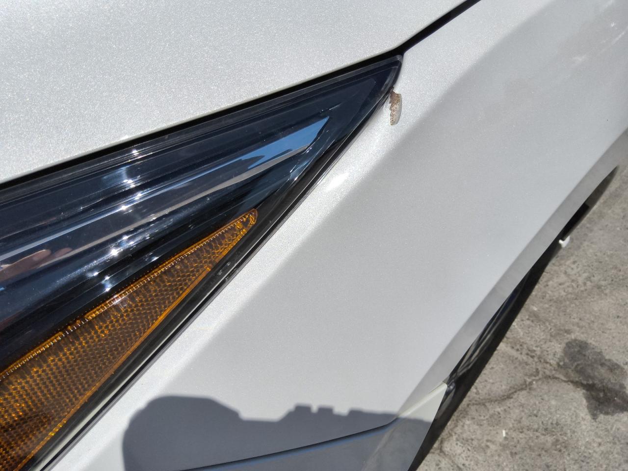 2025 Nissan Versa Sv White vin: 3N1CN8EV9SL847125 Damage: Left Front Fender, Dent(S) W/ Paint Dmg, 3 To 4 Inches