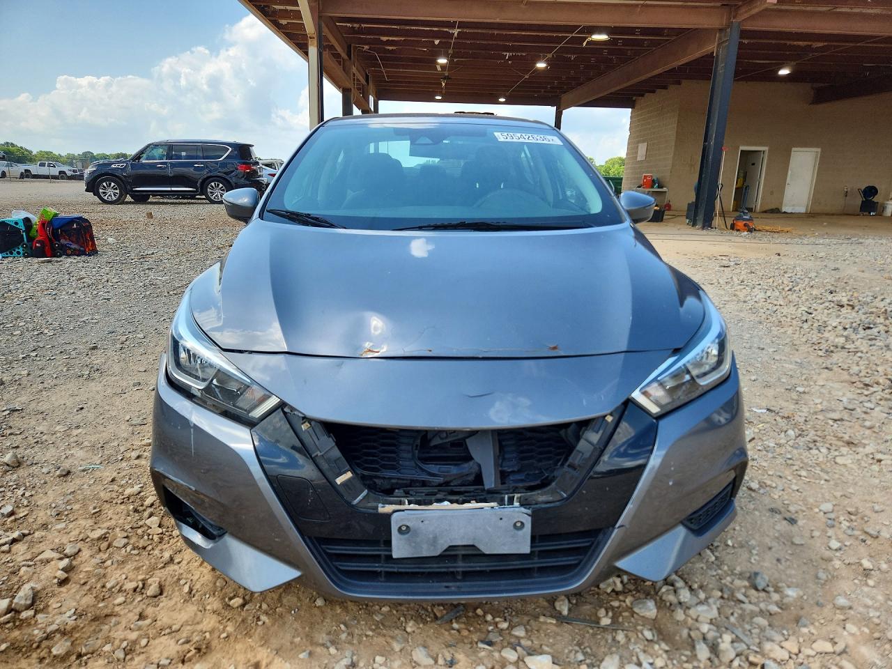 2020 Nissan Versa Sv Серый vin: 3N1CN8EVXLL857843
