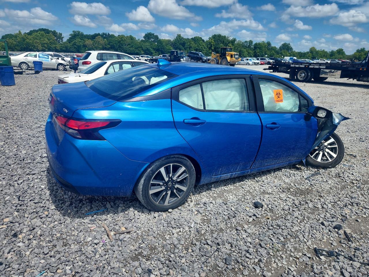 2021 Nissan Versa Sv Blue vin: 3N1CN8EVXML884431