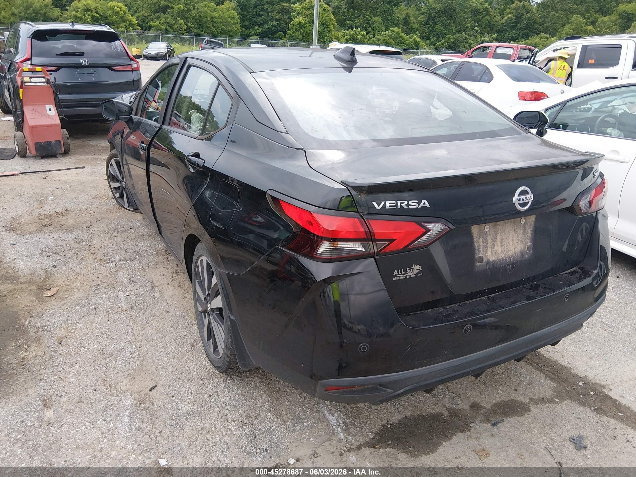 2020 Nissan Versa Sr Xtronic Cvt Black vin: 3N1CN8FV2LL810210