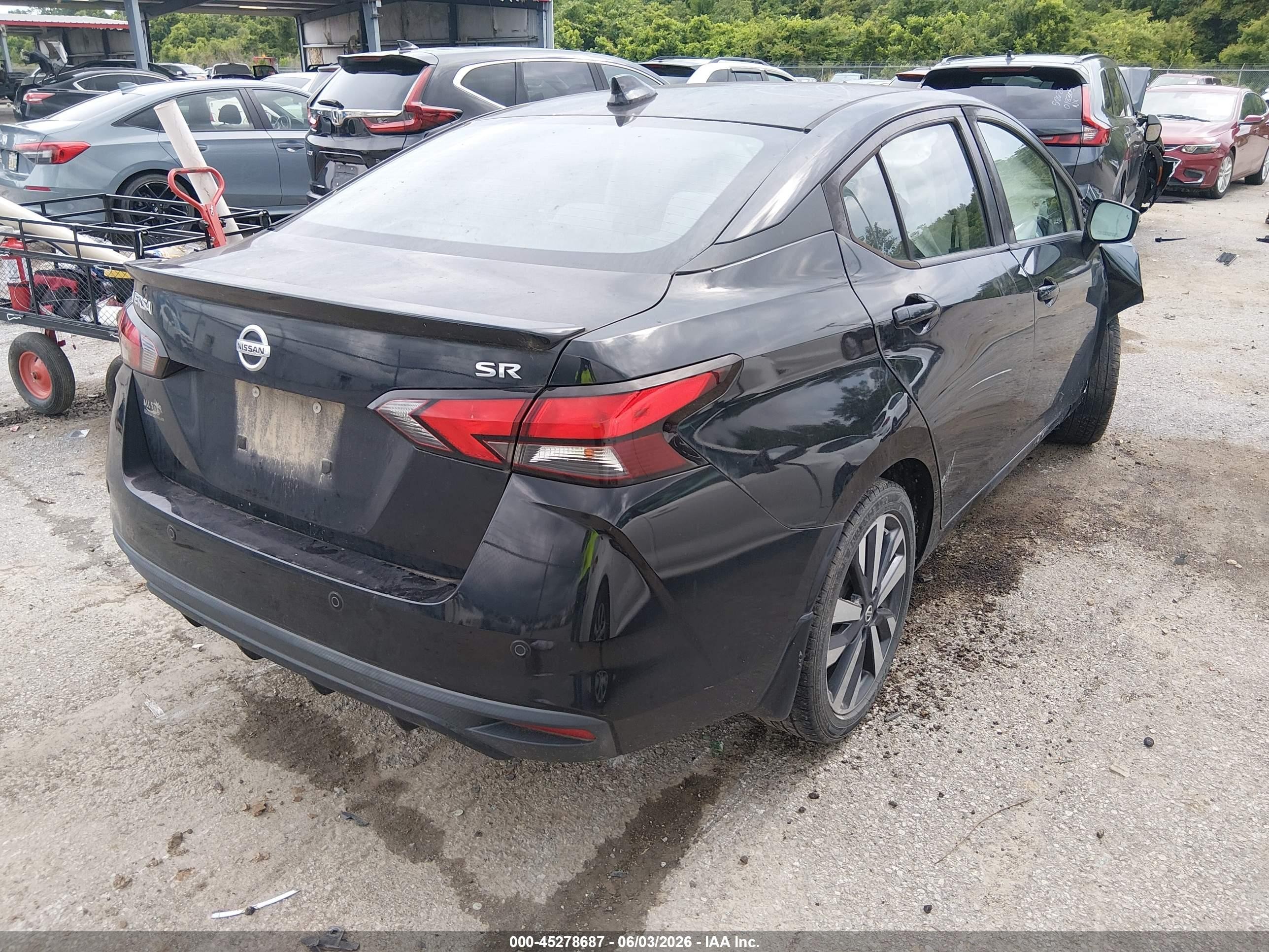 2020 Nissan Versa Sr Xtronic Cvt Black vin: 3N1CN8FV2LL810210