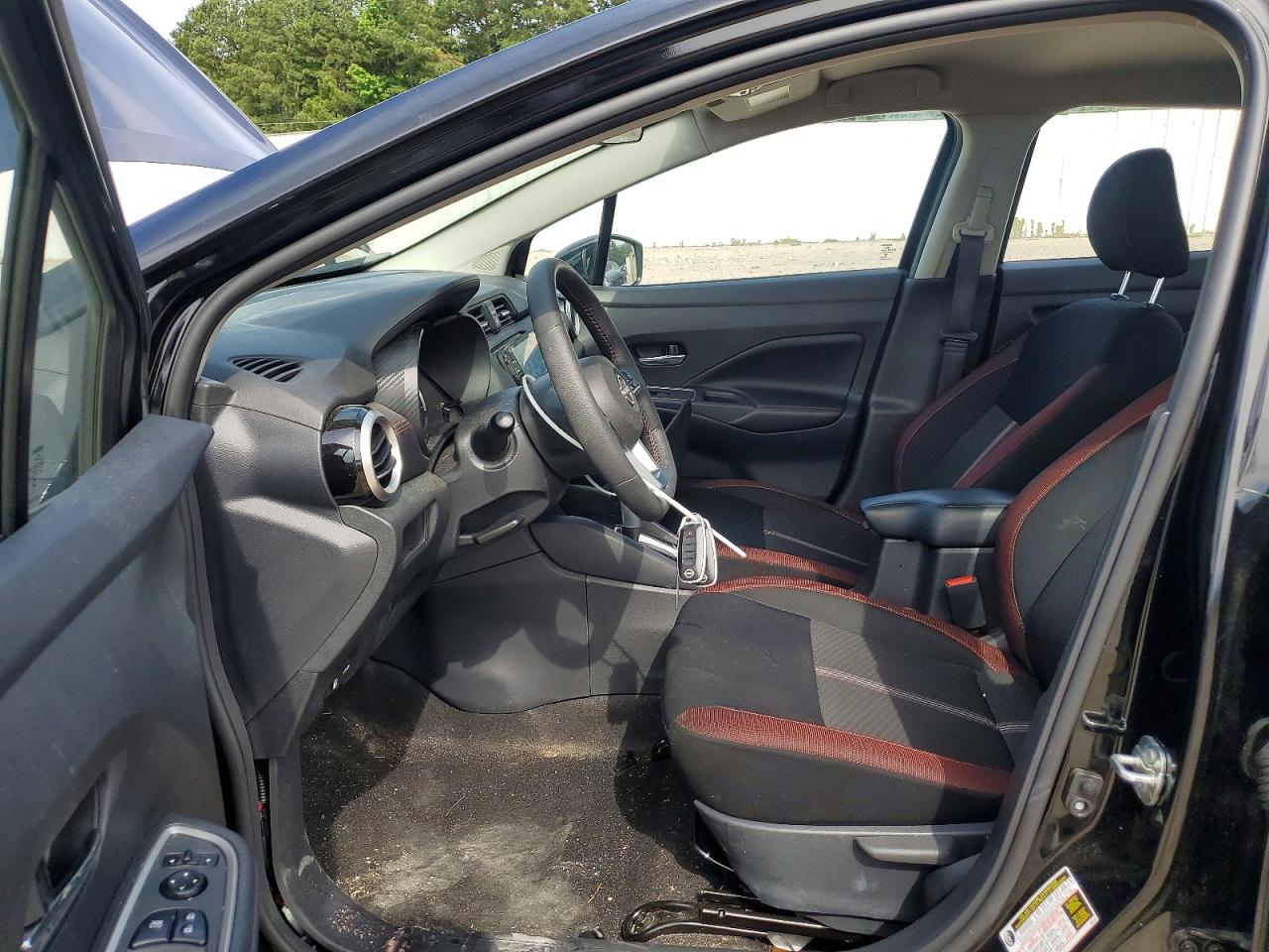 2025 Nissan Versa Sr Black vin: 3N1CN8FV3SL880684