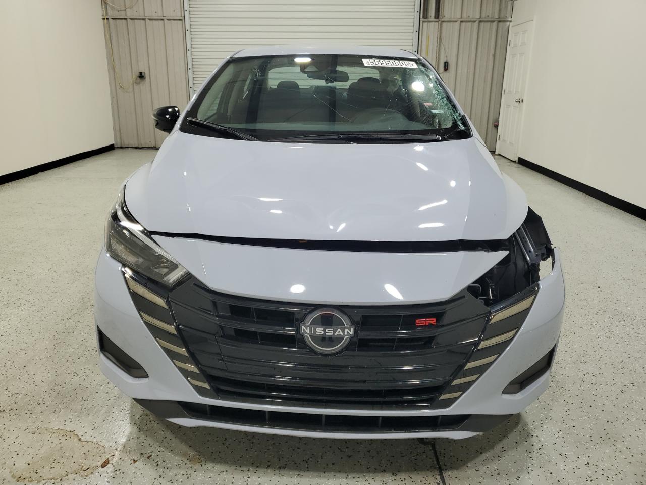 2025 Nissan Versa Sr Blue vin: 3N1CN8FV4SL832644 Damage: Front Bumper/Cover, Broken, Replacement Required