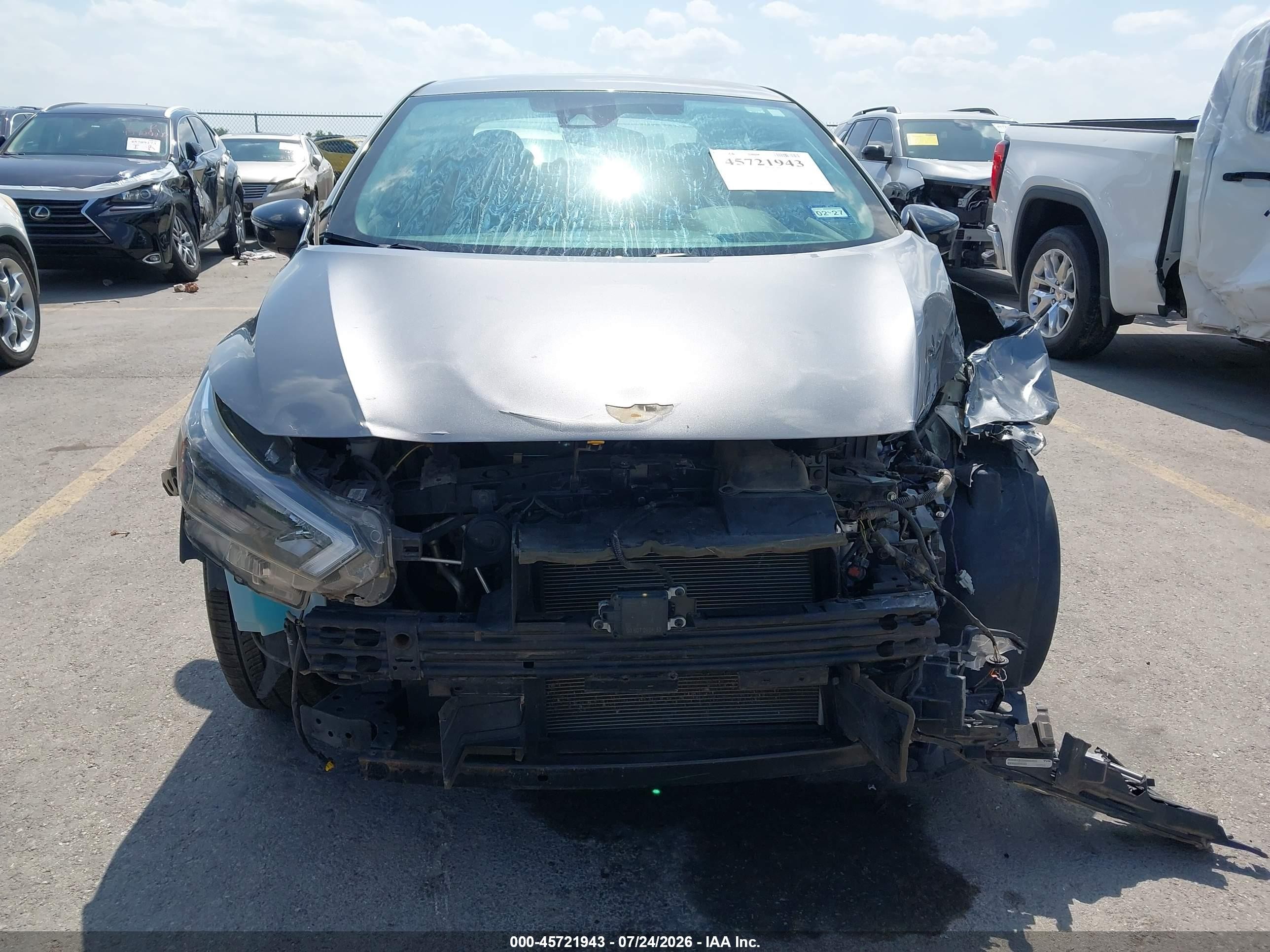 2021 Nissan Versa Sr Xtronic Cvt Gray vin: 3N1CN8FVXML807606