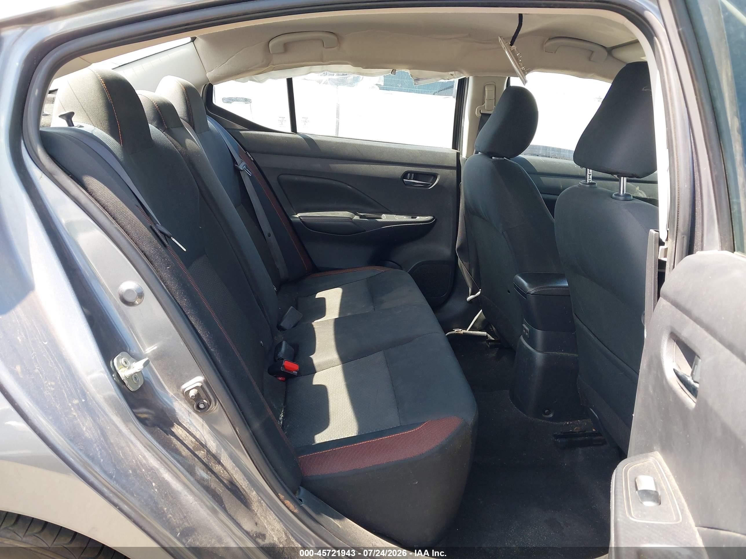 2021 Nissan Versa Sr Xtronic Cvt Gray vin: 3N1CN8FVXML807606